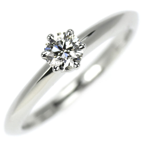 ティファニー Pt950 ダイヤモンド リング 0.25ct E VS1