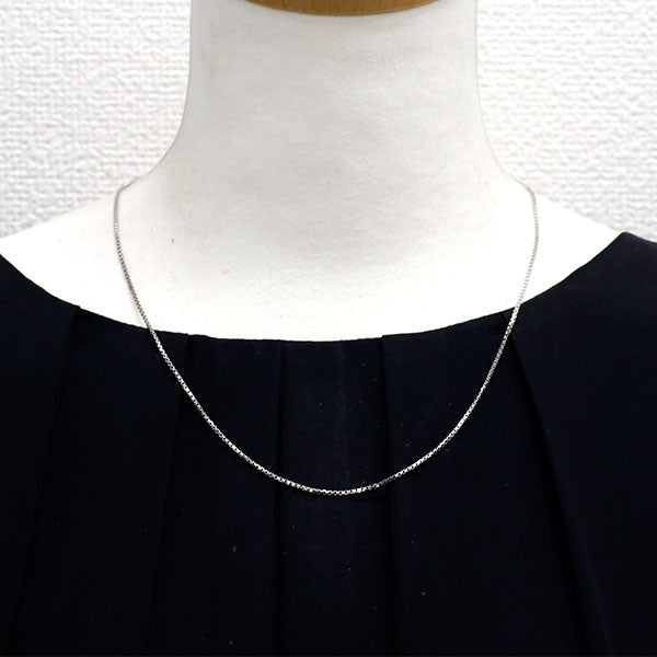 Pt850 ベネチアン チェーン ネックレス ～50cm