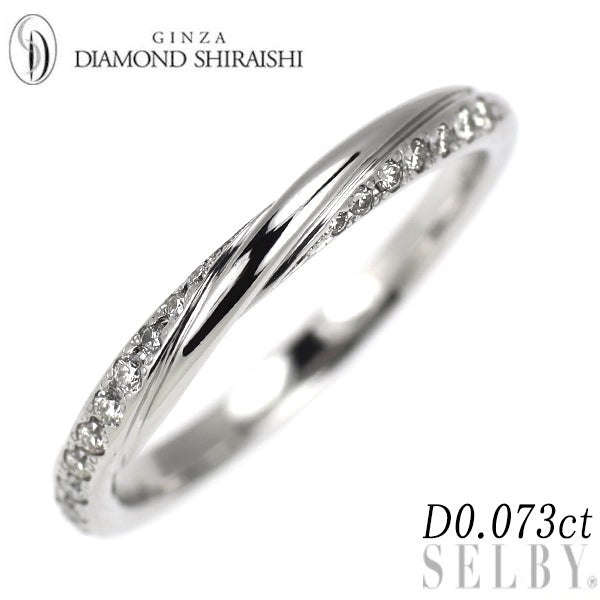 ダイヤモンドシライシ Pt950 ダイヤモンド リング 0.073ct