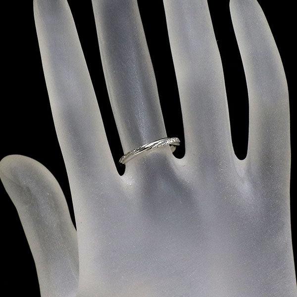 ダイヤモンドシライシ Pt950 ダイヤモンド リング 0.073ct