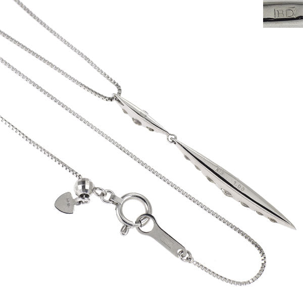 カシケイ K18WG ブラウン ダイヤモンド ペンダントネックレス 1.00ct ネイキッド