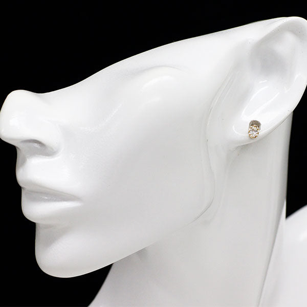 ベルシオラ K18YG ダイヤモンド スタッド ピアス 0.26ct
