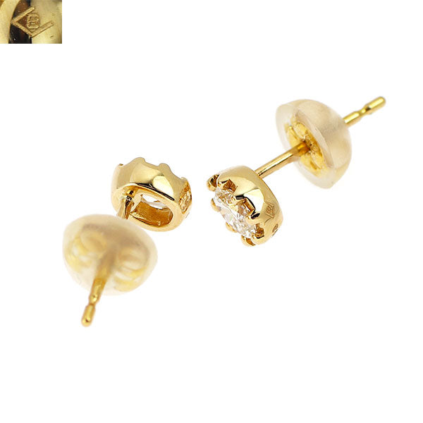 ベルシオラ K18YG ダイヤモンド スタッド ピアス 0.26ct
