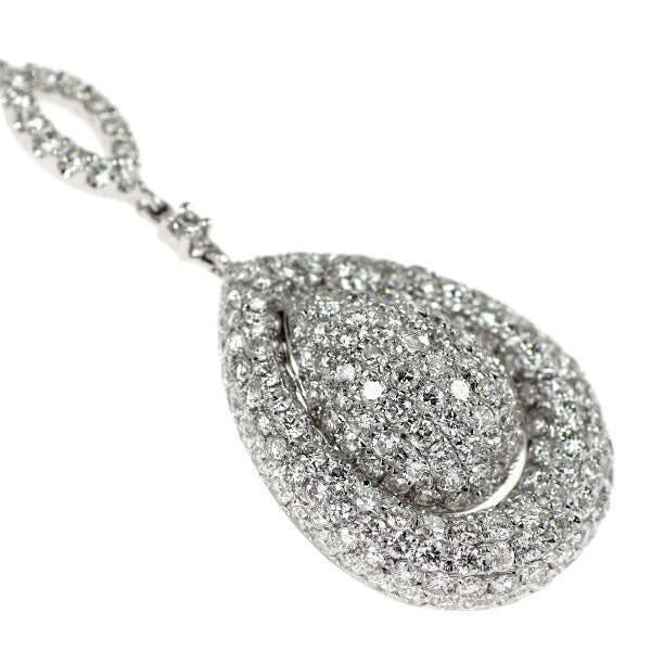 K18WG ダイヤモンド ネックレス 7.24ct