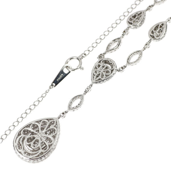 K18WG ダイヤモンド ネックレス 7.24ct