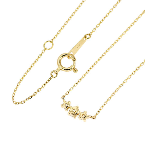 K18YG ダイヤモンド ペンダントネックレス 0.10ct