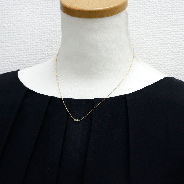 K18YG ダイヤモンド ペンダントネックレス 0.10ct