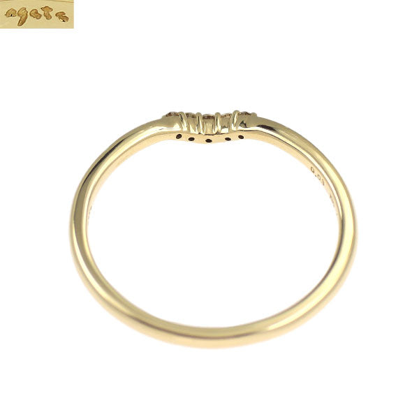 アガット/agete K10YG ダイヤモンド リング 0.03ct