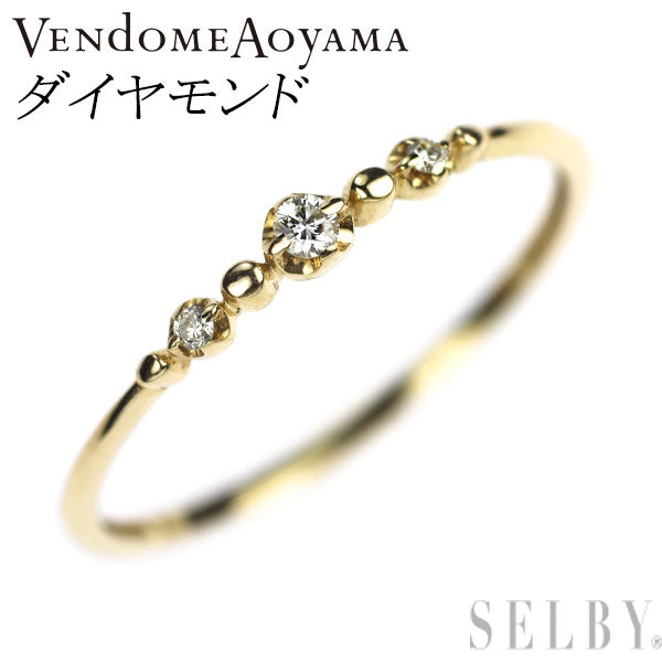 ヴァンドーム青山 K10YG ダイヤモンド リング