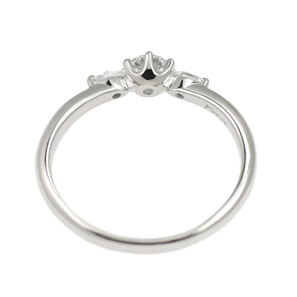 Pt900 ダイヤモンド リング 0.22ct D0.07ct