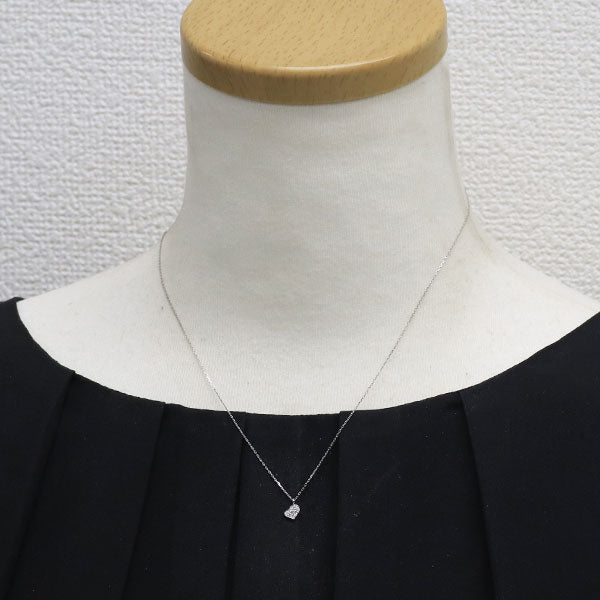Pt900/ Pt850 ダイヤモンド ペンダントネックレス ハート