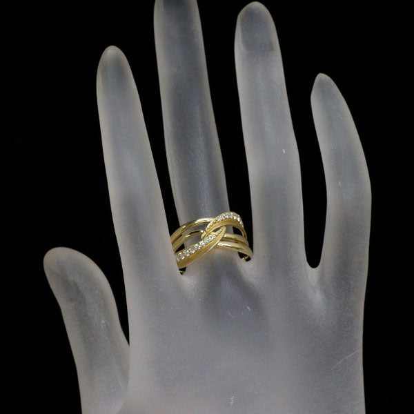 K18YG ダイヤモンド リング 0.27ct