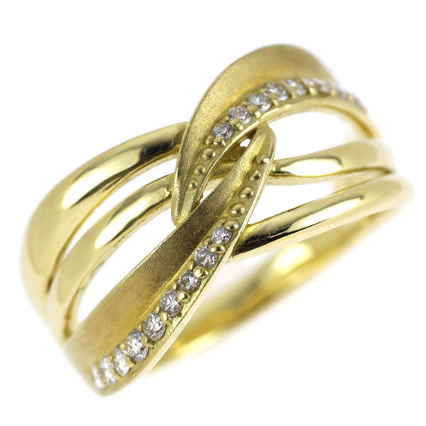 K18YG ダイヤモンド リング 0.27ct