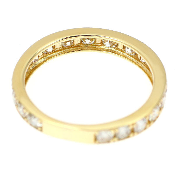 K18YG ダイヤモンド リング 1.00ct セミエタニティ