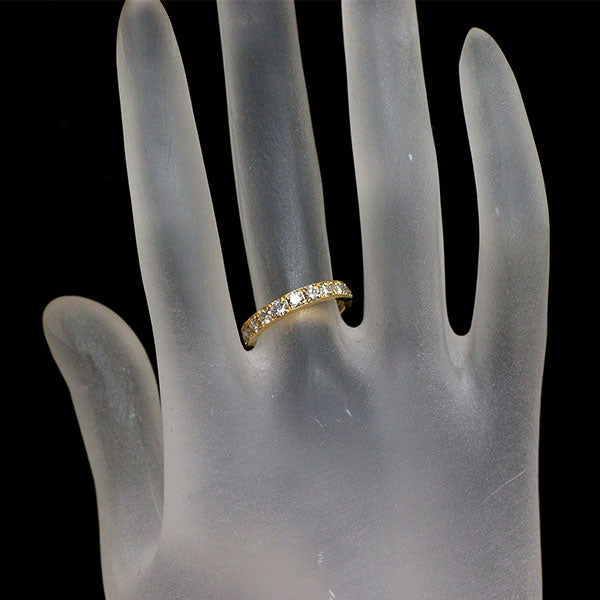 K18YG ダイヤモンド リング 1.00ct セミエタニティ