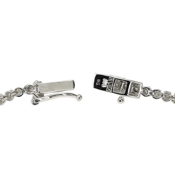 K18WG ダイヤモンド テニス ブレスレット 1.00ct