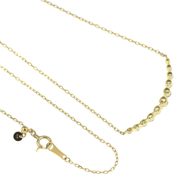 K18YG/ K10YG ダイヤモンド ペンダントネックレス 0.50ct