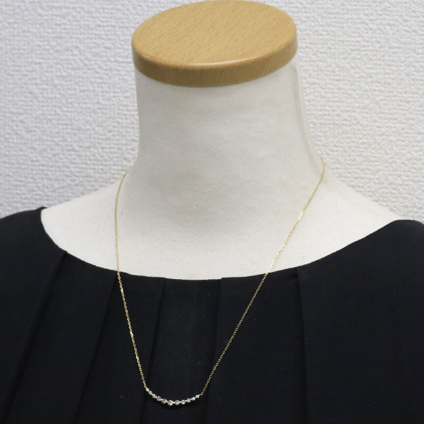 K18YG/ K10YG ダイヤモンド ペンダントネックレス 0.50ct