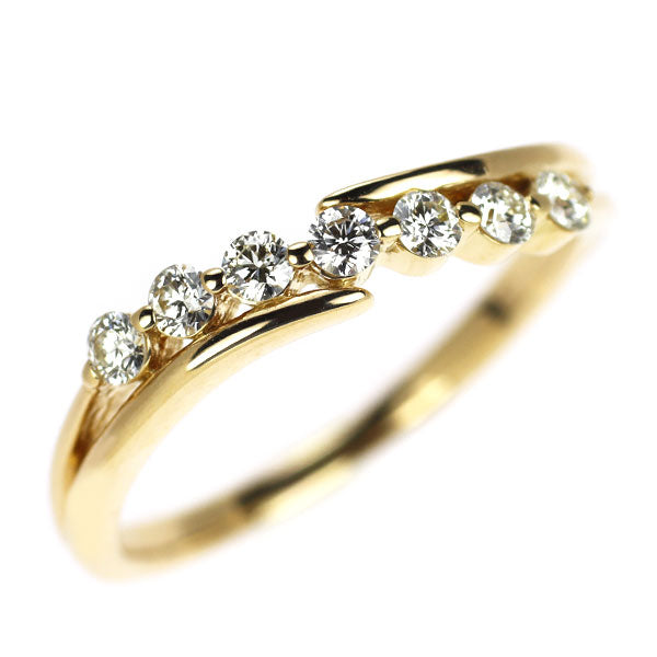 K18YG ダイヤモンド リング 0.20ct