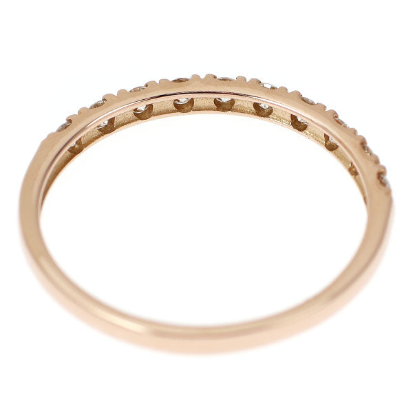 K18PG ダイヤモンド リング 0.26ct  ハーフエタニティ