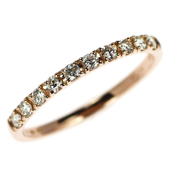 K18PG ダイヤモンド リング 0.26ct  ハーフエタニティ