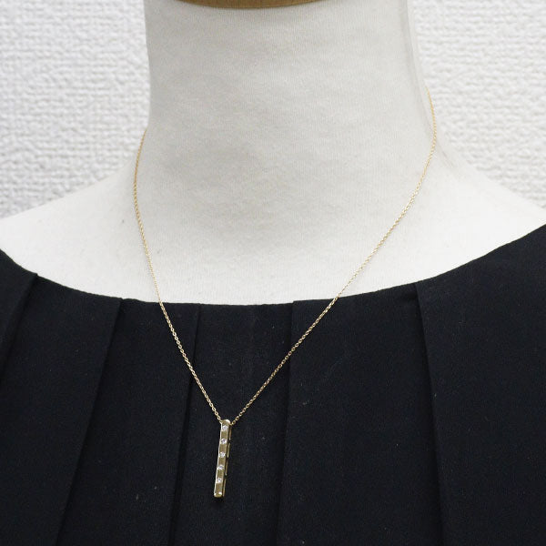 K18YG ダイヤモンド ペンダントネックレス 0.13ct