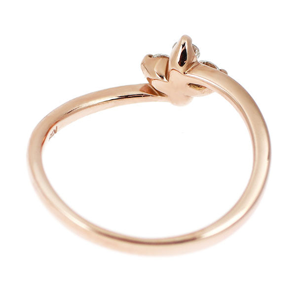 K18PG ダイヤモンド ピンキー リング 0.10ct