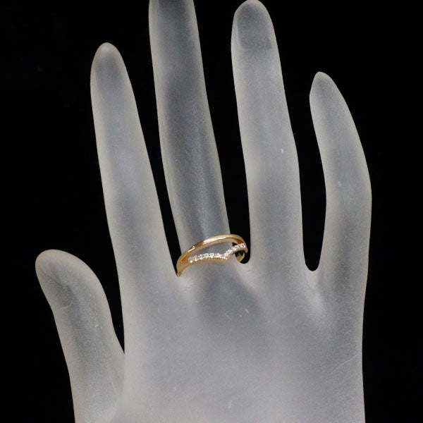 K18YG ダイヤモンド リング 0.11ct
