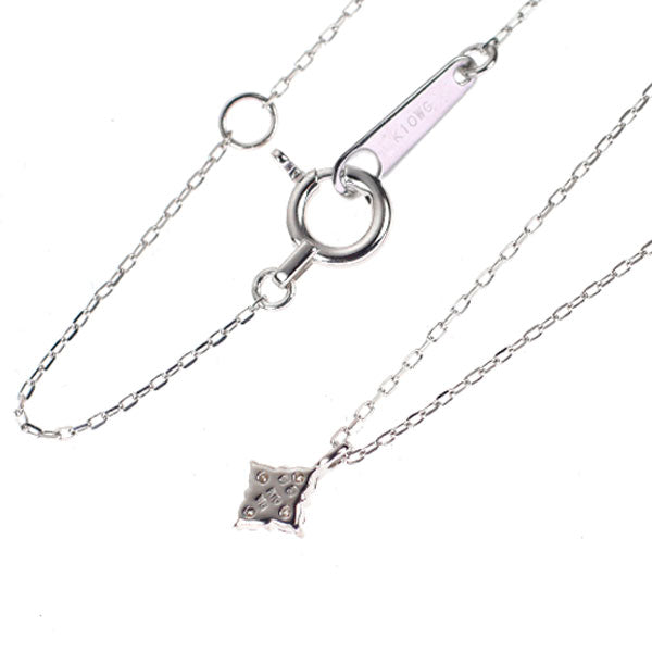 K10WG ダイヤモンド ペンダントネックレス