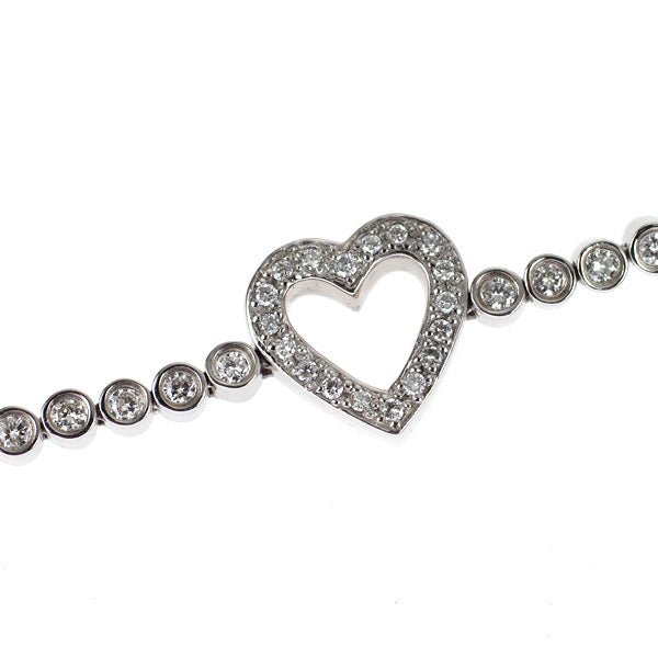 Pt900 ダイヤモンド ブレスレット 0.78ct ハート