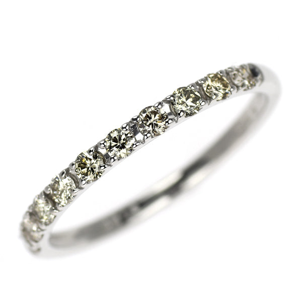 Pt900 ダイヤモンド リング 0.30ct ハーフエタニティ