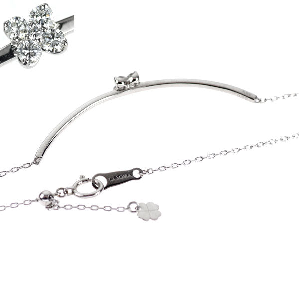 LA SOMA Pt900/ Pt850 ダイヤモンド ブレスレット 0.22ct