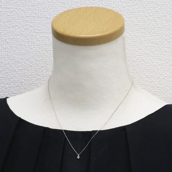Pt900/ Pt850 ダイヤモンド ペンダントネックレス 0.10ct