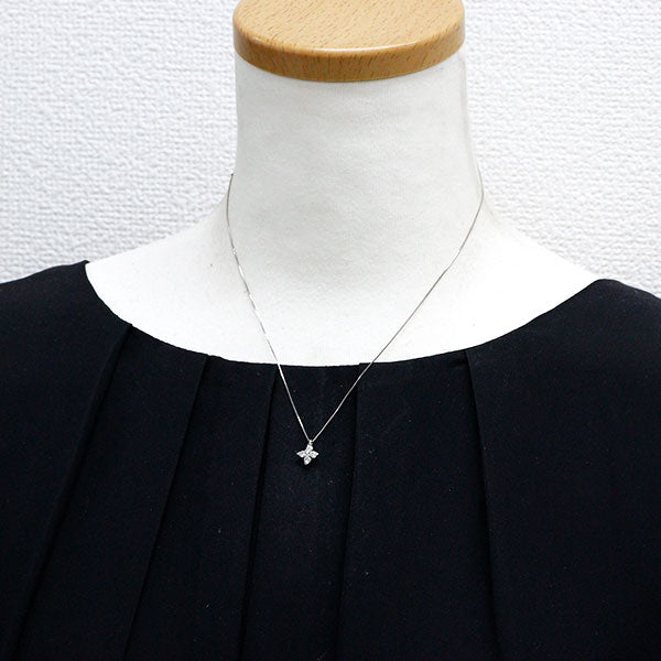 Pt900/ Pt850 ダイヤモンド ペンダントネックレス 0.30ct
