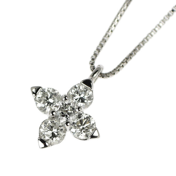 Pt900/ Pt850 ダイヤモンド ペンダントネックレス 0.30ct