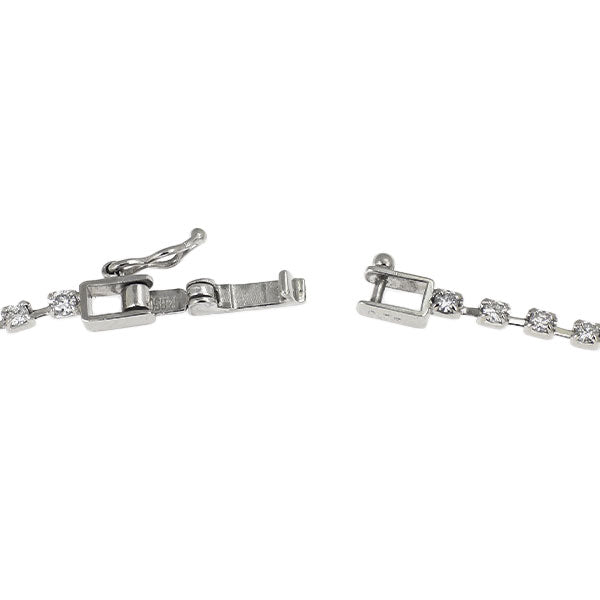 Pt850 ダイヤモンド テニス ブレスレット 0.76ct