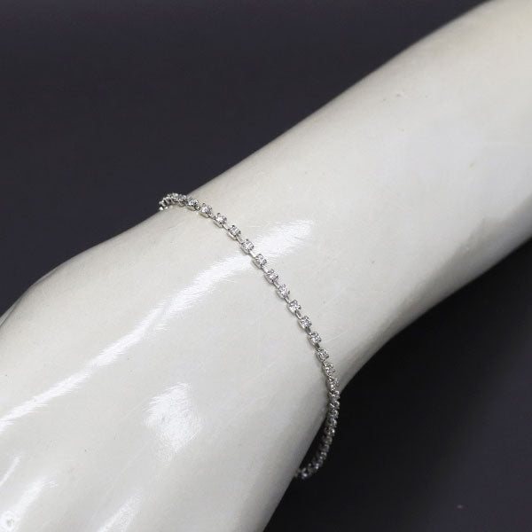 Pt850 ダイヤモンド テニス ブレスレット 0.76ct