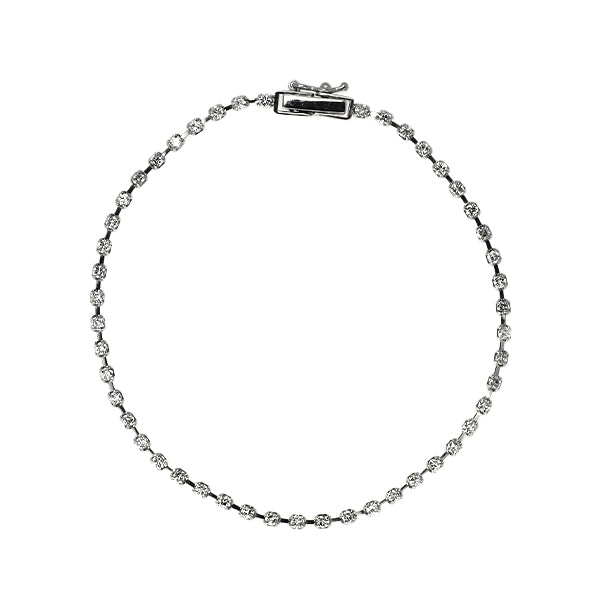 Pt850 ダイヤモンド テニス ブレスレット 0.76ct