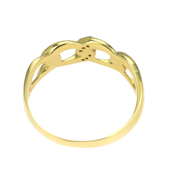 K18YG ダイヤモンド リング 0.03ct