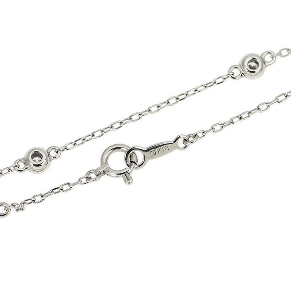 ミキモト K18WG ダイヤモンド ブレスレット 0.14ct