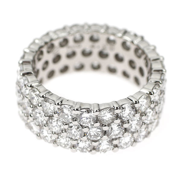 Pt900 ダイヤモンド リング 4.20ct フルエタニティ