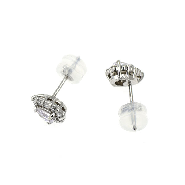 新品 希少 Pt900 天然ピンクパープル ダイヤモンド ピアス 0.211ct LPP SI1-2 D0.20ct