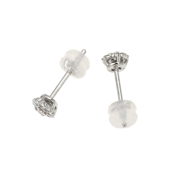 新品 Pt900/ Pt950 天然ピンク ダイヤモンド ピアス 0.073ct FOP SI2 D0.14ct 希少
