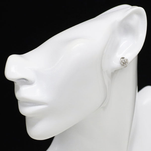 新品 Pt900/ Pt950 ハートシェイプ ダイヤモンド ピアス 0.329ct E/G SI1-2 D0.26ct