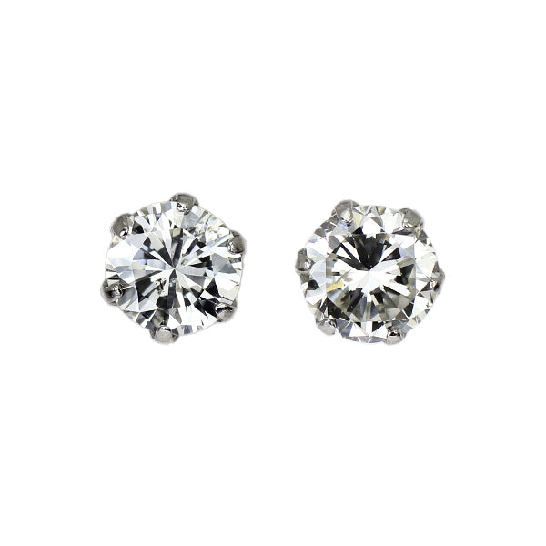 新品 Pt900 LDH ダイヤモンド ピアス 0.501ct H SI2 Fair
