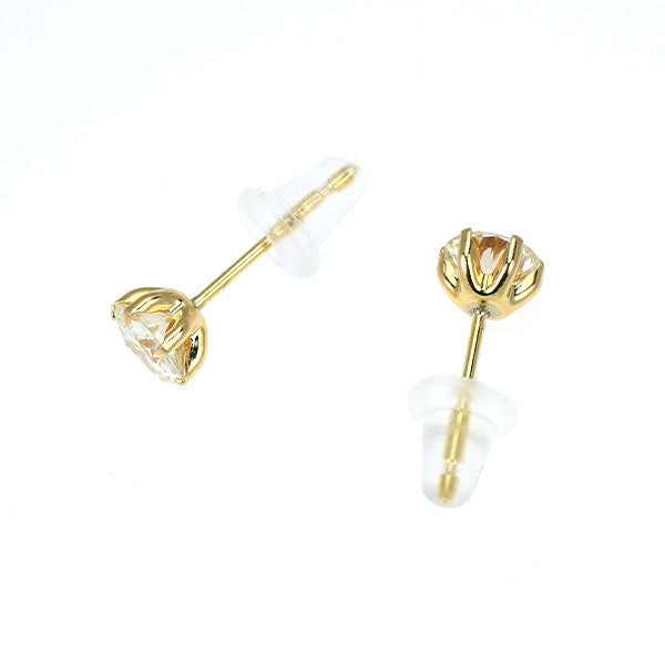 新品 K18YG ダイヤモンド ピアス 0.711ct K SI2 G