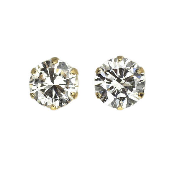 新品 K18YG ダイヤモンド ピアス 0.711ct K SI2 G