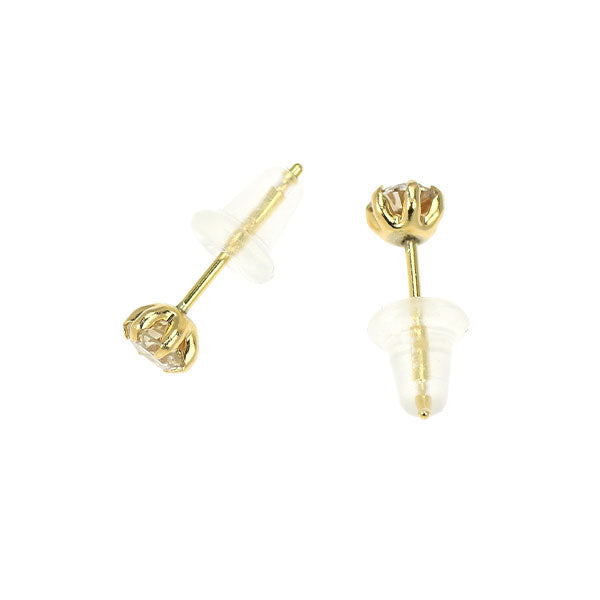 新品 K18YG ダイヤモンド ピアス 0.412ct LB/VLB VS2 G