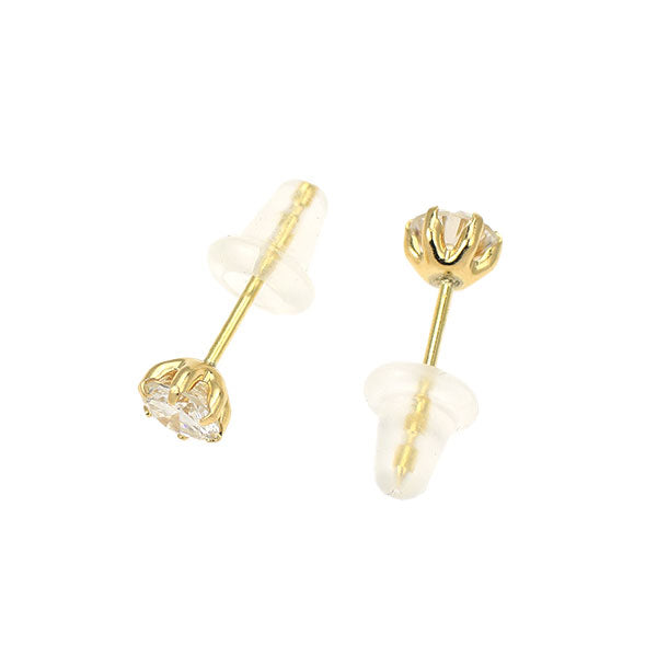 新品 K18YG ダイヤモンド ピアス 0.510ct K（Faint Brown）SI1-2 G