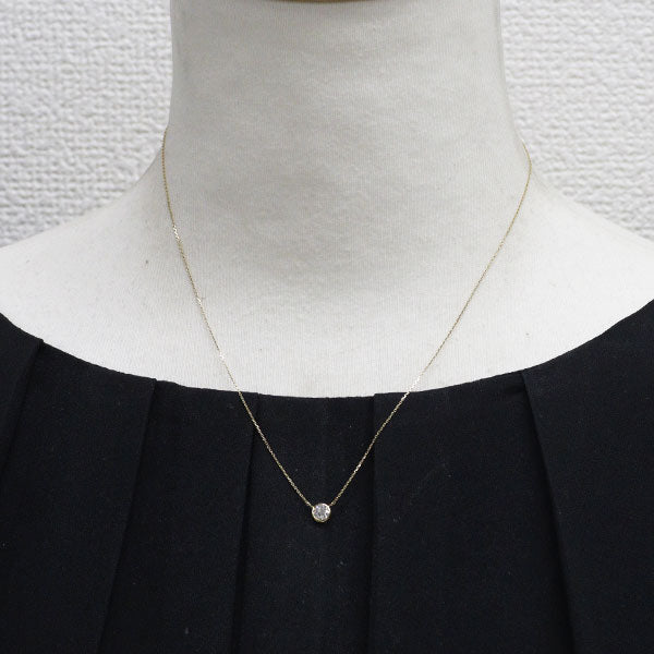 新品 K18YG LDH ダイヤモンド ペンダントネックレス 0.253ct F SI2 EXHC